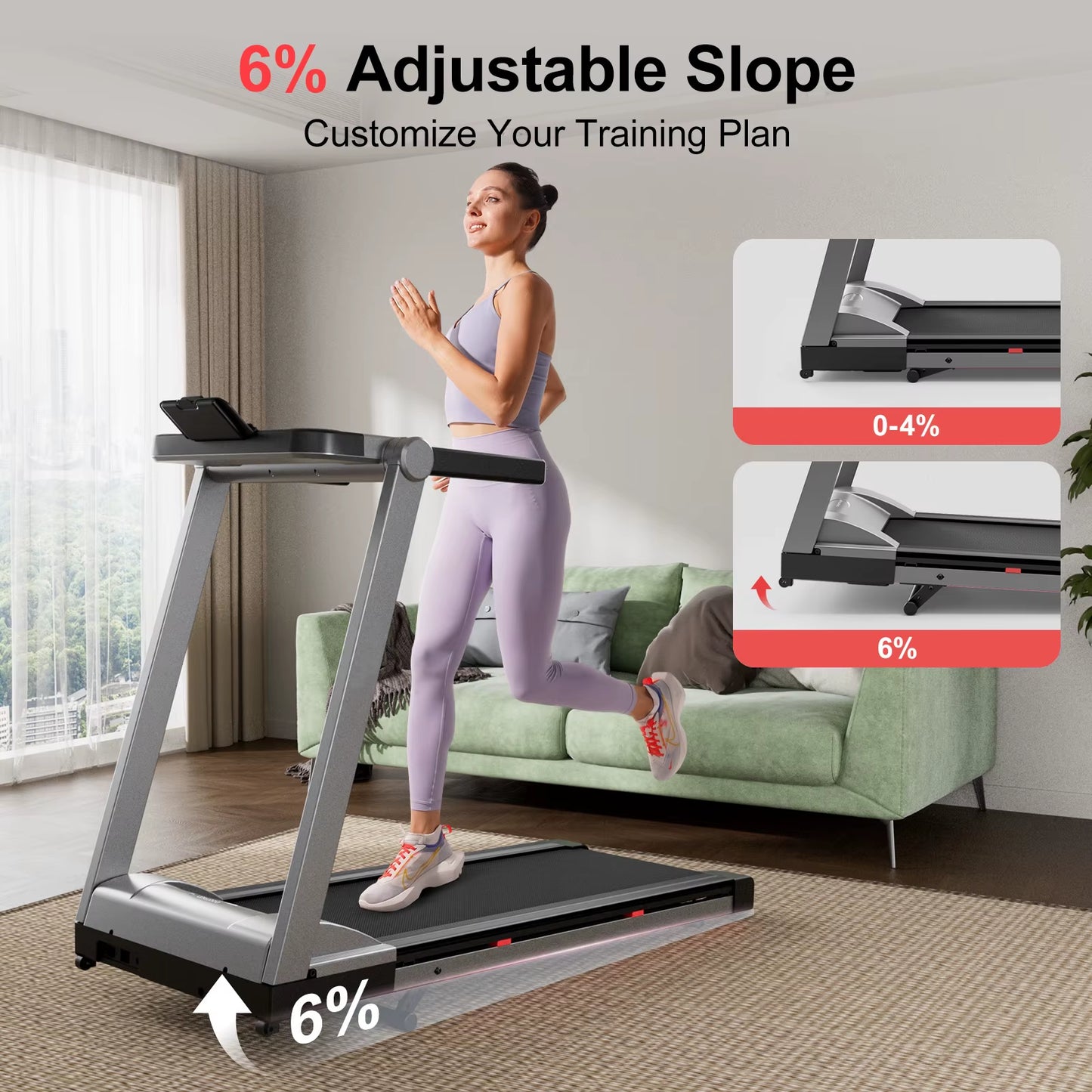 Foldable Walking Pad Treadmill