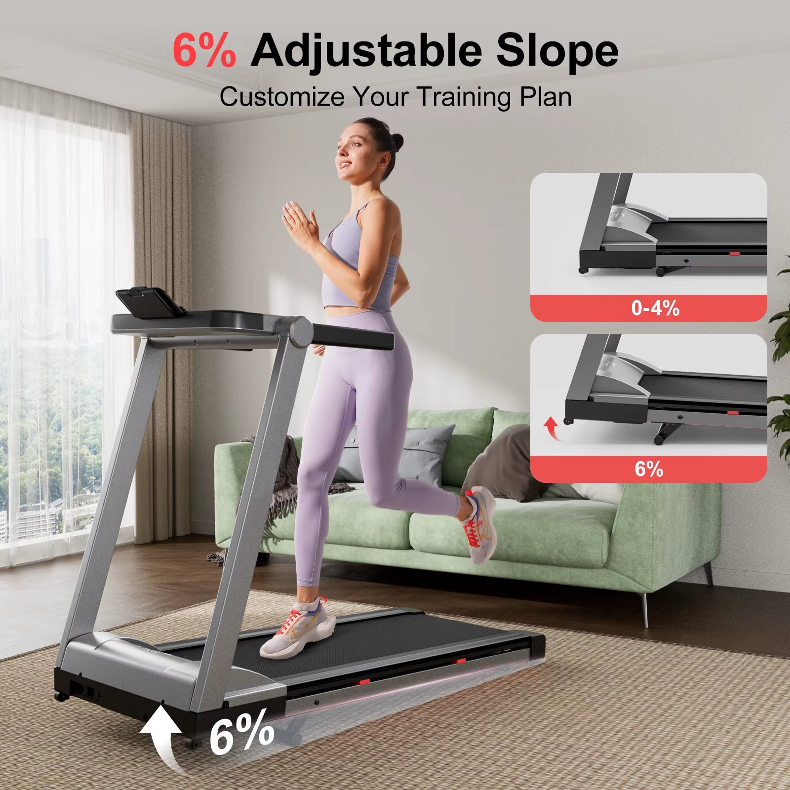 Foldable Walking Pad Treadmill 
