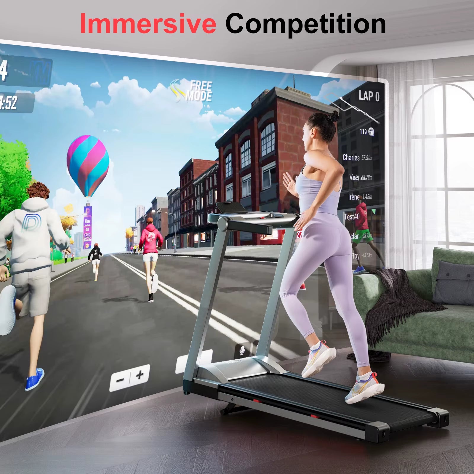 Foldable Walking Pad Treadmill 