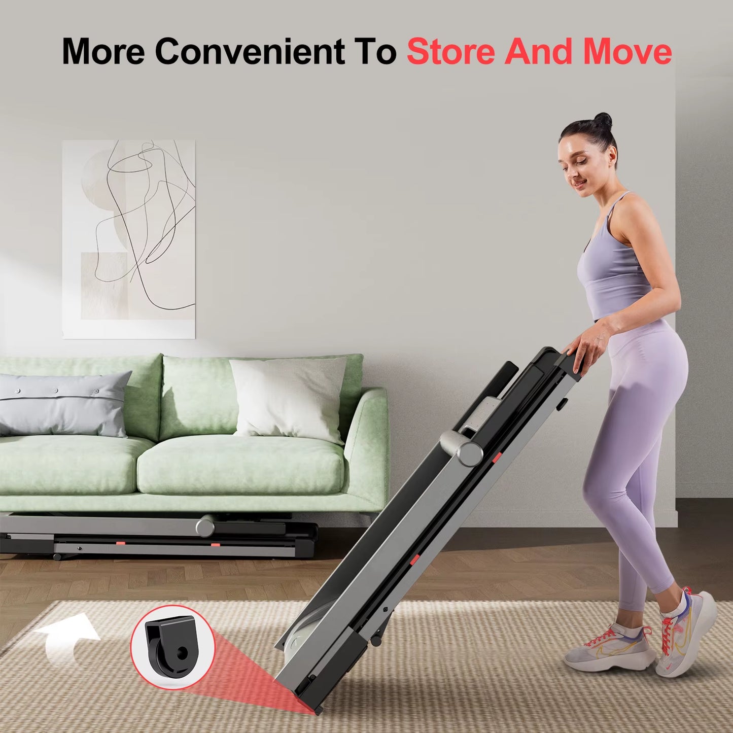 Foldable Walking Pad Treadmill 