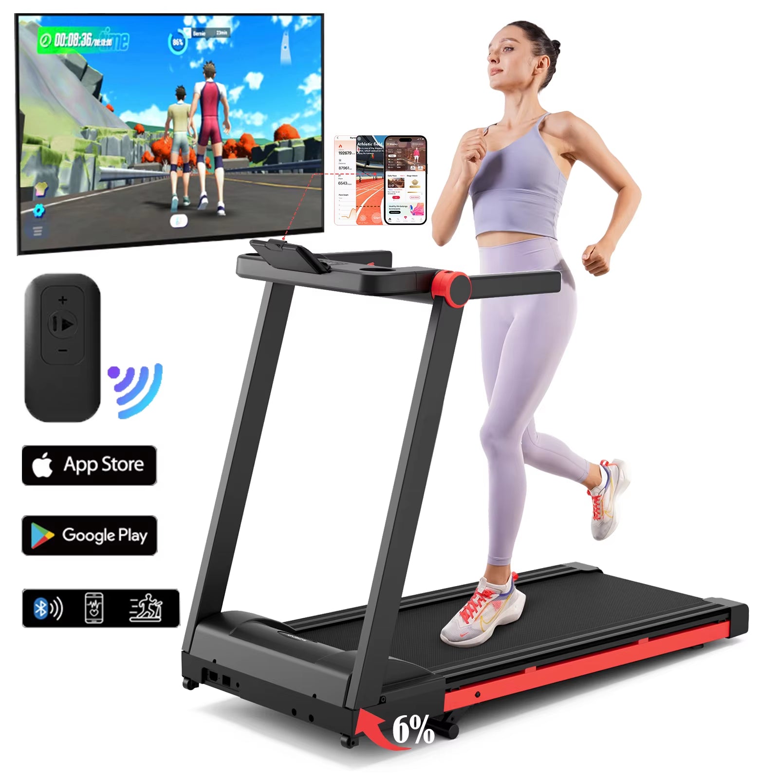 Foldable Walking Pad Treadmill 