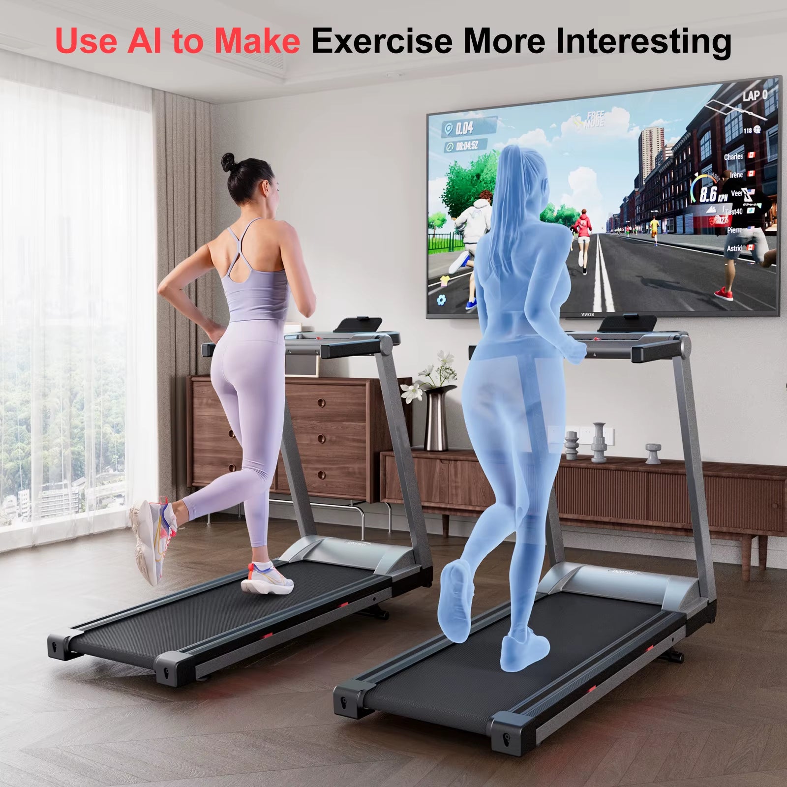 Foldable Walking Pad Treadmill 